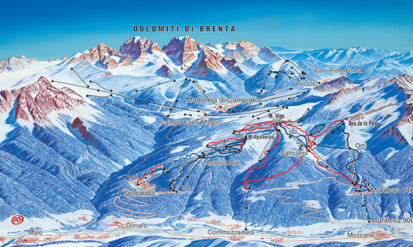 wintersport val di sole éénoudervakantie