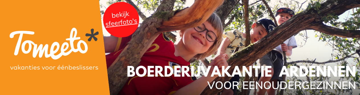eenoudervakantie boerderij ardennen