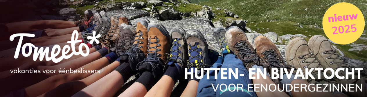 eenoudervakantie hutten- en bivaktocht
