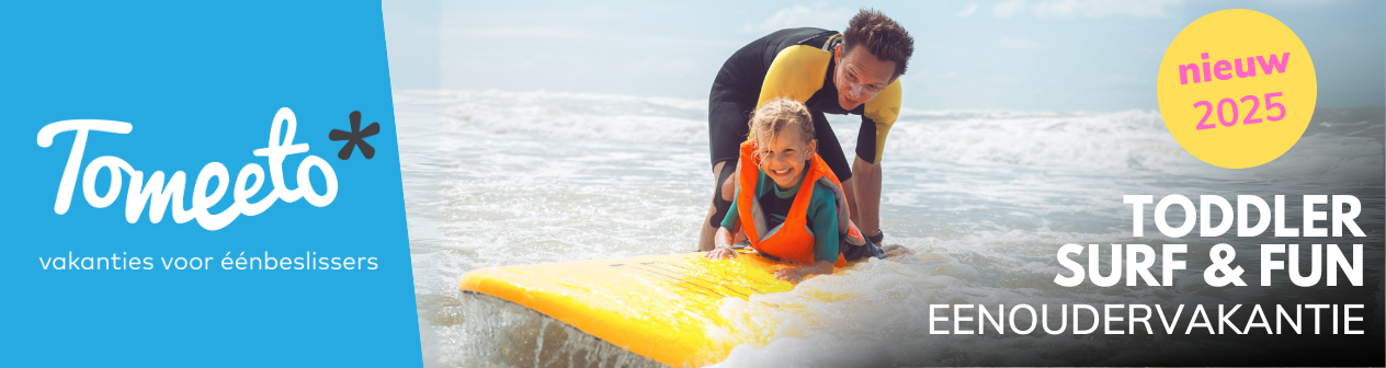 surfvakantie eenoudergezinnen met toddlers