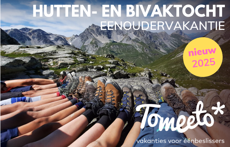 eenoudervakantie hutten- en bivaktocht