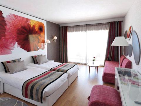 all-in eenoudervakantie Tunesië kamer