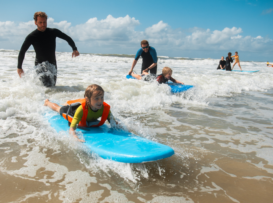 surfvakantie eenoudergezinnen met toddlers