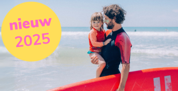 toddler surfvakantie eenoudergezinnen